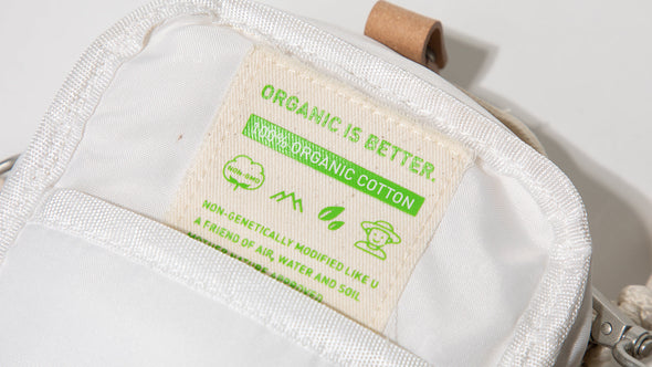 Macaroon Tiny Organic Cotton - Pochette à bandoulière format smartphone